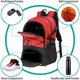 thumbnail image 5 of Mochila de viaje para computadora, diseño con colchón de aire, compartimento para zapatos, estilo deportivo, para estudiantes, caja fuerte para laptop, equipo portátil Blahzhy, 5 of 8