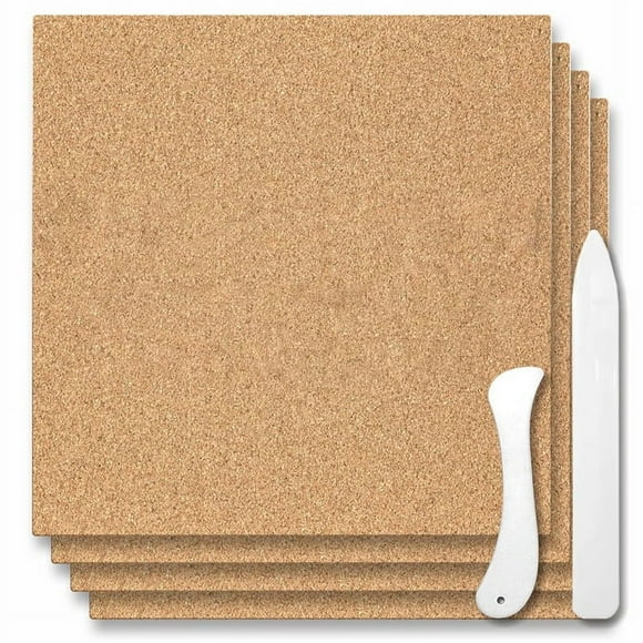 4PCS Stained Glass Supplies 12in X 12in, 1/2in Thick Heat Resistant Stained Glass Work ,Supplies to Protect Table