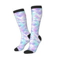 thumbnail image 2 of Balery Rainbow Scales Fun Novelty Socks Men'S Women'S Crew Socks Funny Crazy Novelty Socks Quirky And Cool Socks, 2 of 9