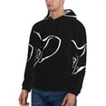 thumbnail image 3 of Haiem French Bulldog Patterned Men's Hoodie with Kangaroo Pocket - Ideal Pullover Sweatshirt for Daily Wear, Travel, and Home-Large, 3 of 7