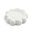 thumbnail image 2 of Demdaco Flower Shape White 3.5 x 3 Earthenware Ceramic Aroma Diffuser Stone, 2 of 3