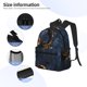 thumbnail image 3 of Disketp Elegant Gold Scrollwork Mochila Ligera Clásica con Múltiples Bolsillos, Mochila Casual para Hombre y Mujer, Ideal para Escuela, Trabajo y Viajes, 3 of 6