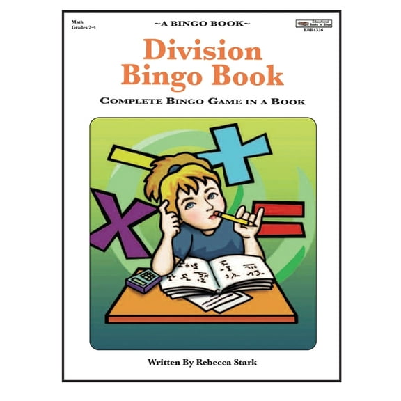 Division Bingo Book: Complete Bingo Game In A Book (Bingo Books)