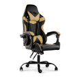 thumbnail image 1 of Silla Gamer Consola Ergonómica Reclinable Respaldo Alto dorado Lumax Gamer ZGS-955-SA, 1 of 7