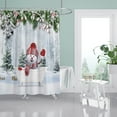 thumbnail image 5 of Christmas Shower Curtain, Funny Kids Shower Curtain Set, Shower Curtains for Bathroom, White Shower Curtain Sets, Bathroom Curtains Shower Set for Christmas Bathroom Decor 72"X72", 5 of 15