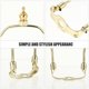 thumbnail image 3 of unbranded Armazón Metálico Decorativo Dorado Para Con Soporte Ajustable Y Resistente, 3 of 8