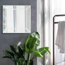 Tyler Dillon Wood Framed Pitched & Flared Wall Mirror - 24" x 24"