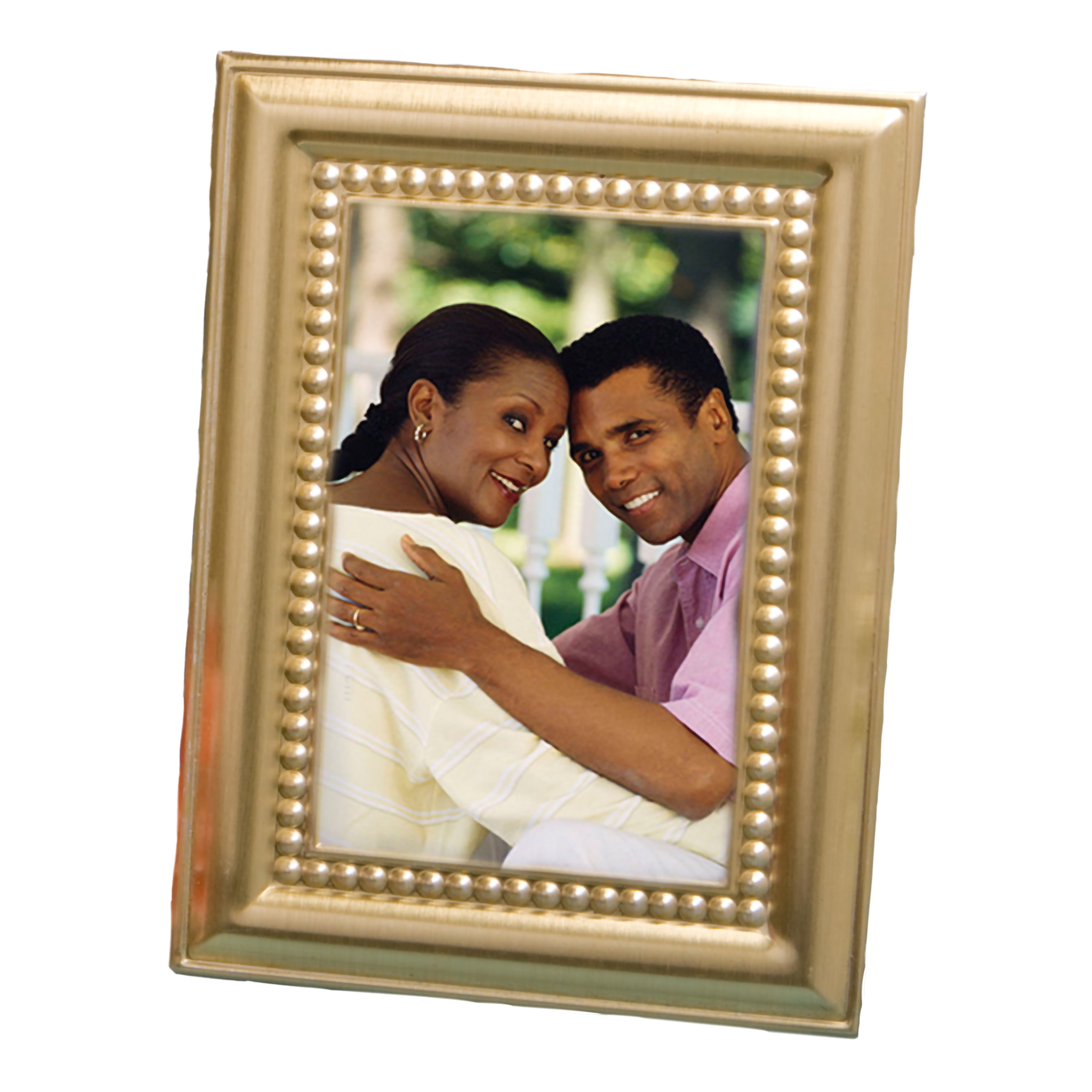 3.75" Tall x 3" Wide Oval Black Resin Easel Back Table Top Photo Frame 