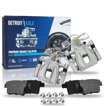 Detroit Axle - Rear Brake Calipers Brakes Brake Pads Replacement for Ford Five Hundred Mercury Montego