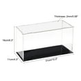 thumbnail image 2 of Unique Bargains Présentoir en Acrylique Transparent, Boîte de Présentation, Protection Antipoussière, Cube Vitrine, Boîte d'Exposition pour Objets de Collection 30x10x15 cm, 2 of 7