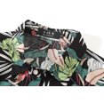 thumbnail image 3 of SSLR Mens Hawaiian Shirts Casual Button Down Shirts 100% Cotton Short Sleeve Tropical Shirts, 3 of 7