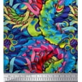 thumbnail image 1 of Soimoi Cotton Duck Fabric Leaves Artistic Fabric Prints by Yard 42 Inch Wide, 1 of 3