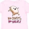 thumbnail image 4 of Inktastic No Crusts, No Rules Silly Pb&j Sandwich on the Loose Boys or Girls Toddler T-Shirt, 4 of 5