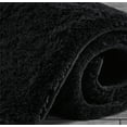 thumbnail image 5 of Jean Pierre "Bath" 21"x34" Cotton Bath Rug, Black, 5 of 8