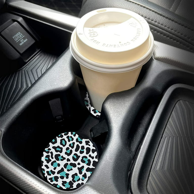 Car Coasters for Car Cup, Cute Car Coasters for Women & Men Cup Holder  Coasters for Your Car with Fingertip Grip, Auto Accessories for Women 