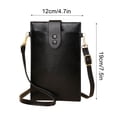 thumbnail image 3 of PRETXORVE Women Simply Fashion Bags, Mini Leather Mobile Phone Crossbody Bags Mobile Phone Bag Shoulder Handbag Wallet With Credit Card Slots, 3 of 4