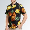 thumbnail image 3 of SSLR Mens Hawaiian Shirt Beach Shirts Tropical Shirts Short Sleeve Casual Button Down Shirts, 3 of 6