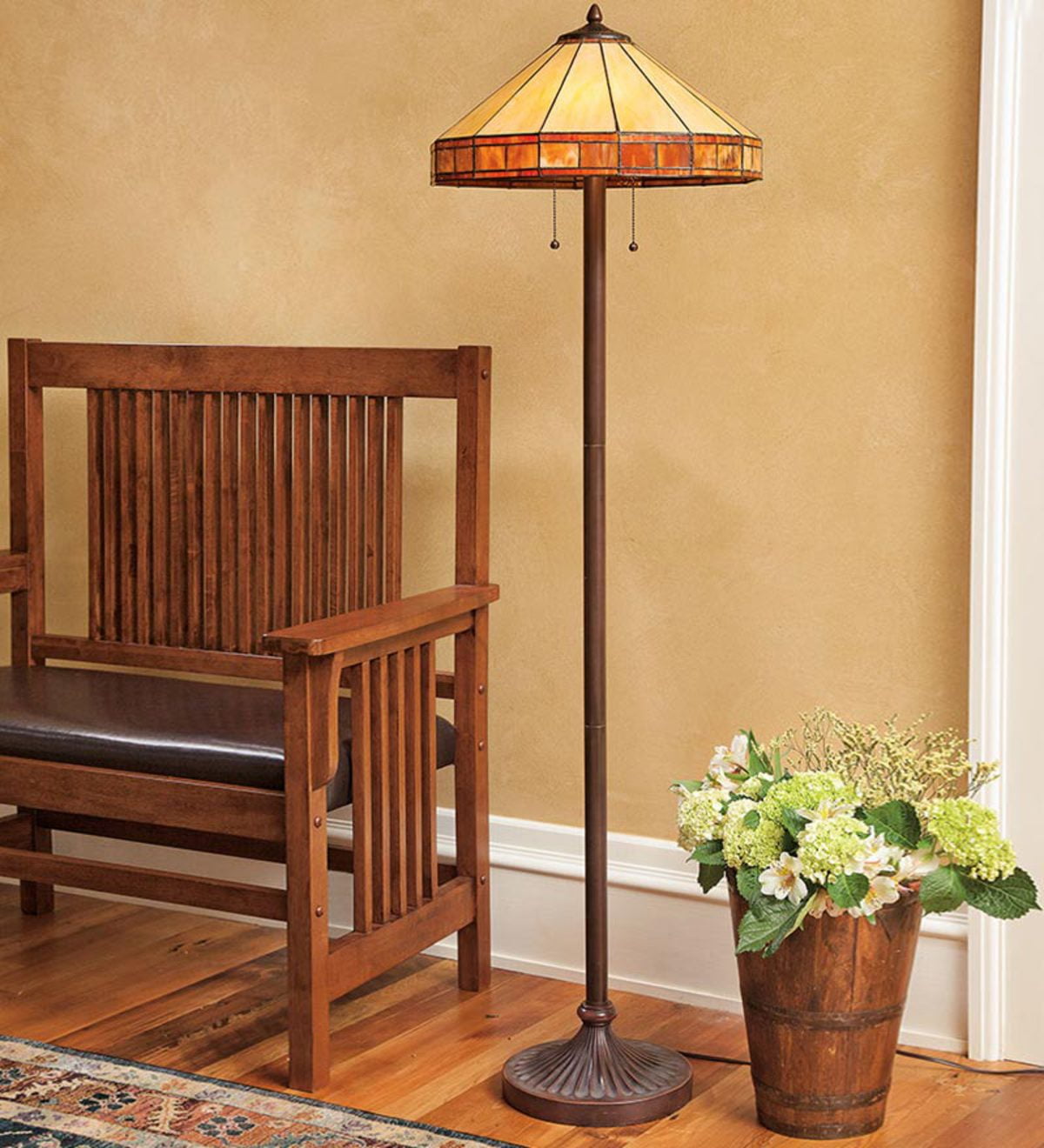 tiffany mission style table lamps