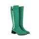 thumbnail image 4 of Botas de mujer Botas de nieve con cremallera Botas de terciopelo de algodón Zapatos cálidos de algodón sólido Botas de tacón medio a media pantorrilla Wmkox8yii ghj1419, 4 of 4