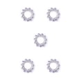 thumbnail image 3 of Wisewang Nipples Rings Fashionable Trendy Comfortable Convenient Durable Sturdy Decorative Jewelry Pedant Jewelries for Dressing Silvering Light Blue 5Set, 3 of 6