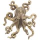 thumbnail image 1 of Mini Octopus Adornment Brass Octopus Model Octopus Figurine Desktop Decor, 1 of 2