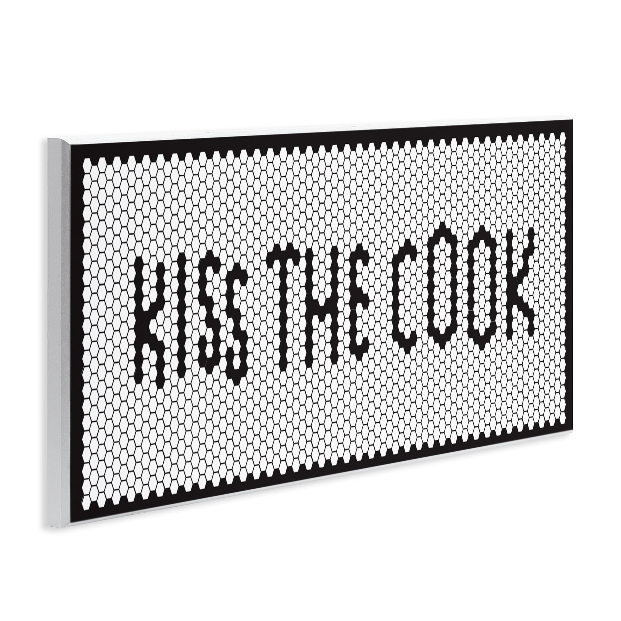 Stupell Industries Retro Kiss The Cook Wall Plaque Art, design by Elizabeth Medley