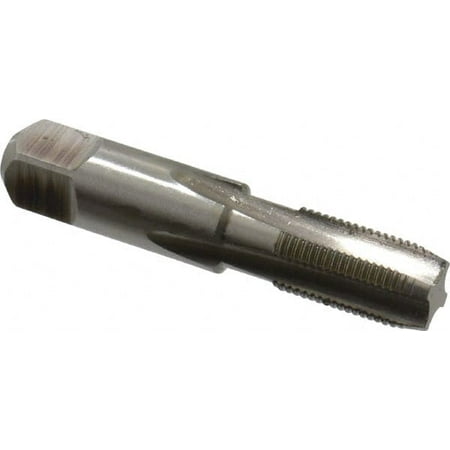 

Hertel 1/8-27 NPS 4 Flute HSS Standard Flute Tap Bright Finish 2-1/8 OAL 3/4 Thread Length 7/16 Shank Diam 0.328 Square