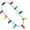 As shown, variant on 3 Pcs Festive LED Light Up Necklace - 9 Color Changing Bulbs for Christmas Parties, Holiday Events, Concerts & Night Out - Battery Operated Wearable Lights - Fun Glow Accessories for Adults