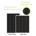 thumbnail image 3 of Newpowa 9BB 120W 24V Monocrystalline Solar Panel Designed for 24V Charge System Off Grid, 3 of 6