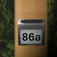 thumbnail image 2 of Solar Lighted Address Signs House Number For House Street Mailbox Outdoor Metal LED Plaque With Light Sensor DIY Letter & Numbers, 2 of 7