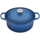 thumbnail image 1 of Horno holandés redondo Signature de hierro fundido esmaltado Le Creuset, 5,5 cuartos, color Marsella, 1 of 5
