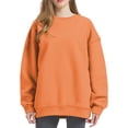 thumbnail image 3 of Pxiakgy Vente Chaude!! Sweatshirts Oversize pour Femmes, Sweats à Capuche, Pulls Col Rond, Hauts Décontractés, Tenues de Mode Printemps Automne, Vêtements de Sport 2025, Veste Sweat-Shirt, Pantalon Orange 3TG, 3 of 9