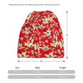 thumbnail image 3 of Disketp Lilies Flowers Slouchy Beanie Hip-Hop Soft Lightweight Running Beanie Adult Hats Chemo Cap for Men Women, 3 of 8