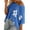 Blue, variant on Summer Crochet Tops for Women Hollow Out Knit T-Shirt Big Floral Print Casual Loose Short Sleeve Blouse Soft Breathable Knitted Top Fashion Beach Streetwear Color Beige Size L