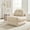 Beige, variant on EYYTHUNG Grey Folding Sofa Bed, Convertible Boneless Floor Chair with Dual Pillow & Handle, Foldable Lounge Chair with Back Support for Living Room, Single Seater, Convertible