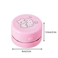 thumbnail image 2 of weibbin Mini Desktop Vacuum Cleaner Elementary School Battery Wireless Cleaner Rubber Keyboard Cleaner Small and Portable, 2 of 5