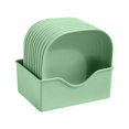 thumbnail image 1 of MVRLSH Clearance! Square Bowl Wheat Pasta Bowl Lightweight Bowl Snack Soup Dessert Rice Plate Plate With Base 10PC, 1 of 8