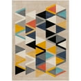 thumbnail image 2 of Surya City CIT-2350 63 x 87" Rectangle Modern Fabric Rug in Multi-Color, 2 of 6