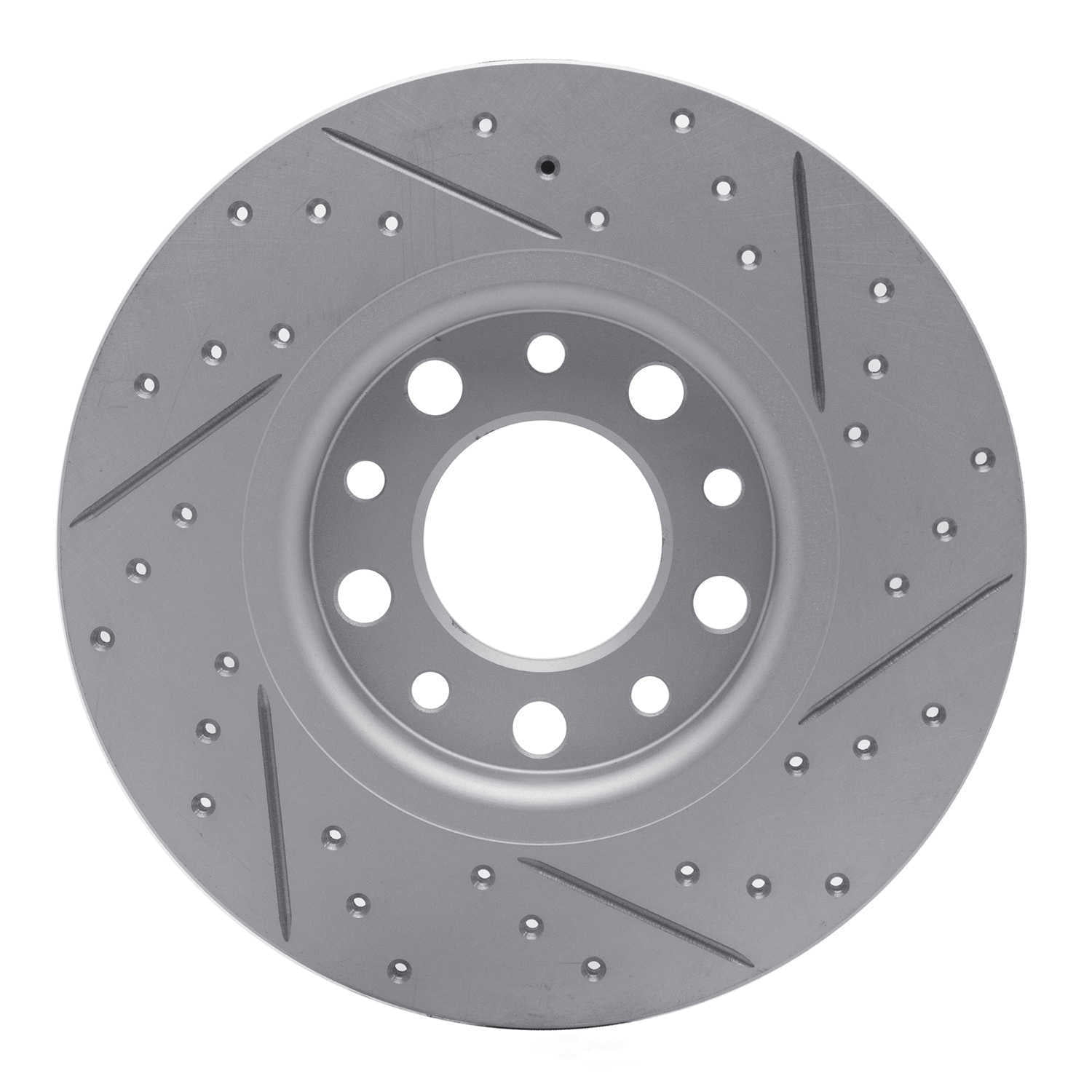 Dynamic Friction Company 830-42012L DFC Geoperformance Rotor - Drilled and Slotted