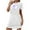 #0515-White, variant on Censtreet Sleep Shirts for Women Nightgown Short Sleeves T shirt Night Dress Round Neck Womans Nightgown