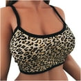 thumbnail image 2 of Ahuyic Womens Bra,Summer Plus Size Bra,Womens Bra Camouflage Lace Up Print Seamless Wireless Body Underwear,Multicolor,XL, 2 of 4