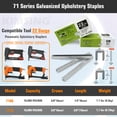 thumbnail image 2 of 7106 22 Gauge 71 Series Galvanized Upholstery Staples, 3/8-inch 2 of 14