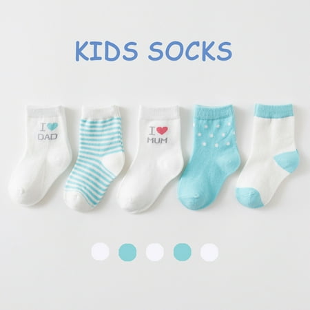 

Blue Love Children s socks spring and autumn and winter new men s and women s Japanese and South Korea cartoon cute combed cotton