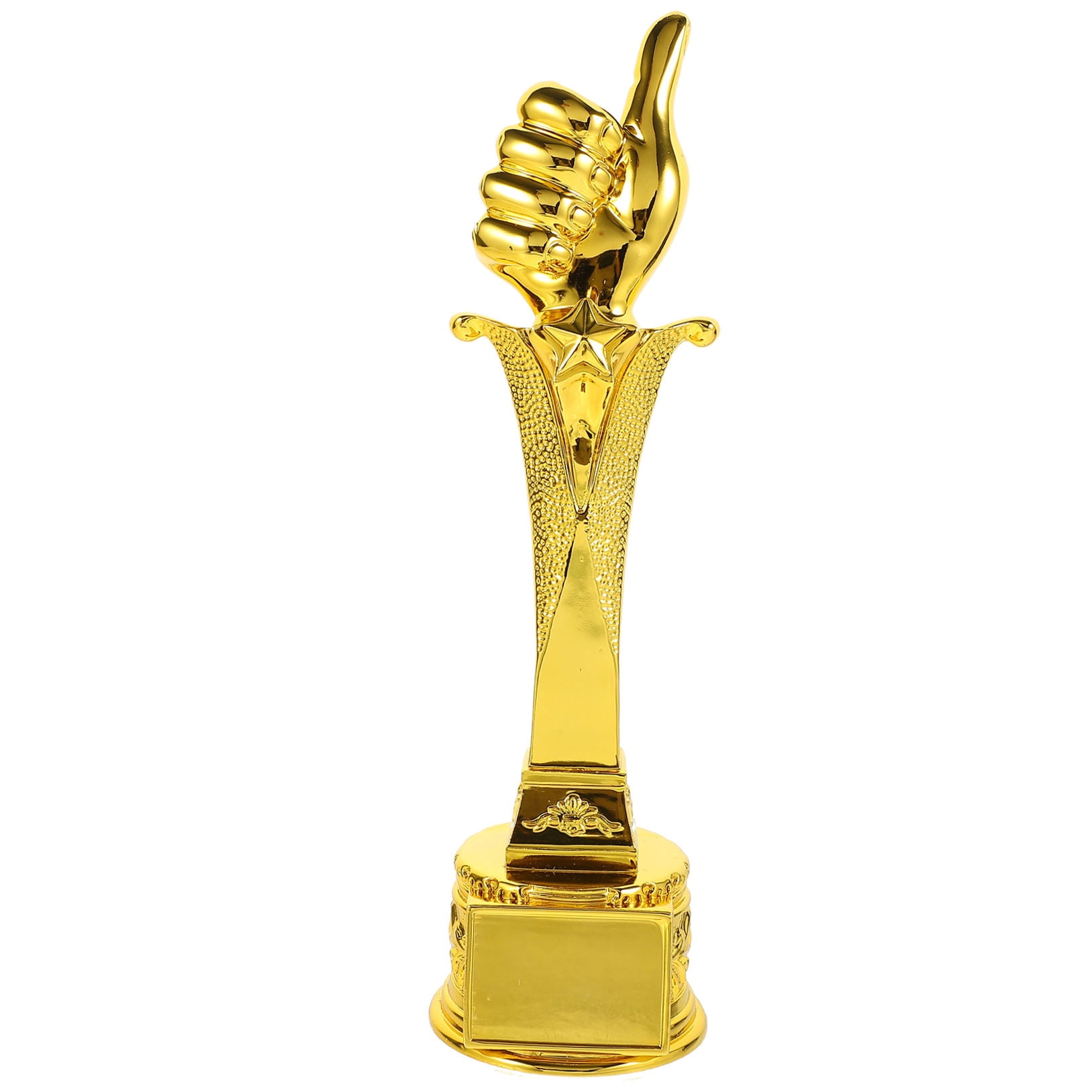 WEAVILUX 1Pack Funny Desk Accessories for Thumb Trophy .2X2.9X2.9in