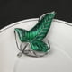 thumbnail image 3 of Broche elegante de hoja de árbol verde de elfo de Navidad para mujer y hombre, colgante, collar, capa, broche, joyería para disfraz, 3 of 5