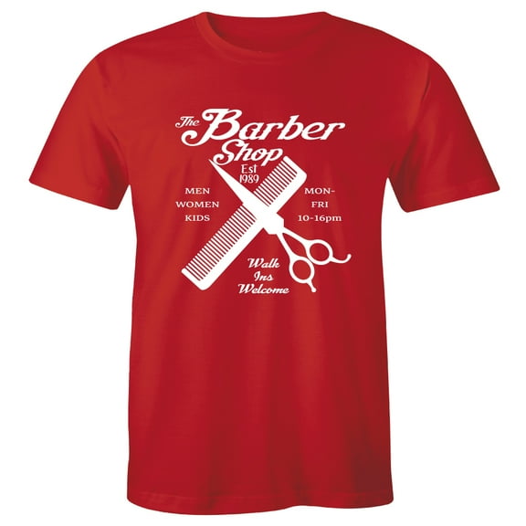 The Fadefather Customized Barber Barbershop Haircut Scissors Comb Men's T-Shirt