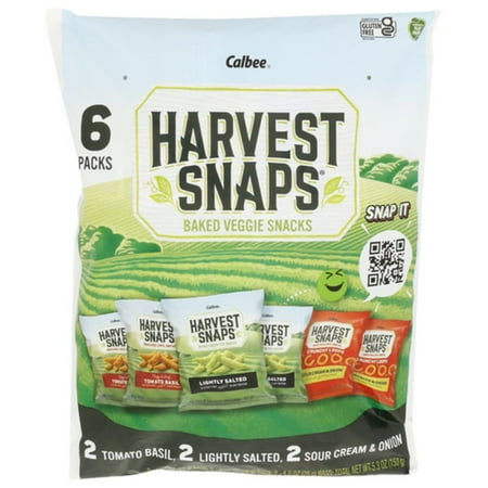 Calbee Harvest Snaps Variety 6 Pack 6 ct