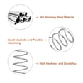 thumbnail image 3 of Uxcell 5Pcs Wire Diameter 0.024", OD 0.31", Free Length 1.97" 304 Stainless Steel Coil Mechanical Compressed Spring, 3 of 6