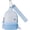 Grey Blue, variant on Mini Backpack Keychain Wristlet Pouch Small Change Coin Purse Cute Zipper Wallet With 3 RFID Card Slots For Women/Men Airpods Cosmetics