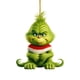 thumbnail image 1 of Colgante con temática de película de terror de El Grinch para árbol de Navidad, adorno colgante plano creativo de Navidad de 8 cm, colección de colgantes para árbol de Navidad, decoración para árbol d, 1 of 2